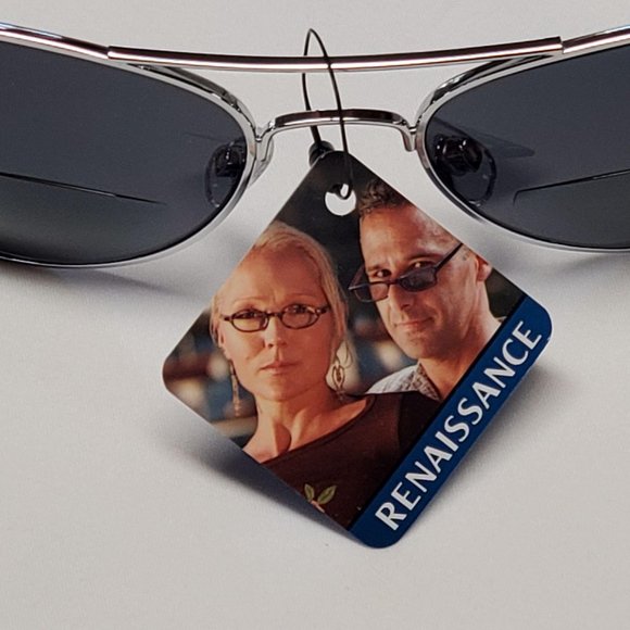 Design Line Aviator Sun Readers +1.50 Silver - Picture 3 of 6